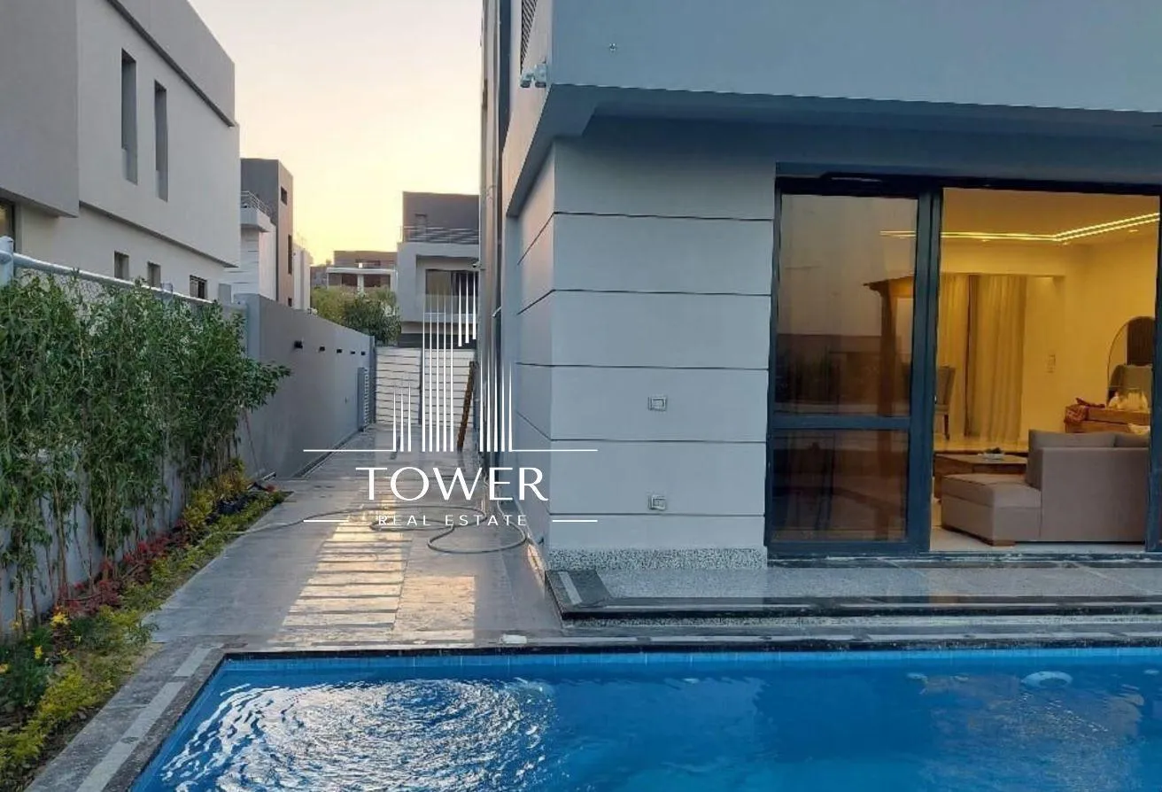 Rent in Patio Al Zahraa: فيلا فخمة بمسبح خاص بكمبوند باتيو زهراء الشيخ زايد