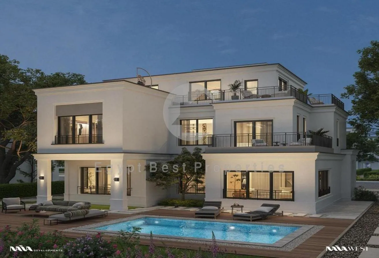 البيع في نايا ويست: Villa Early Delivery With ins Over 6 Y - @NewZayed 