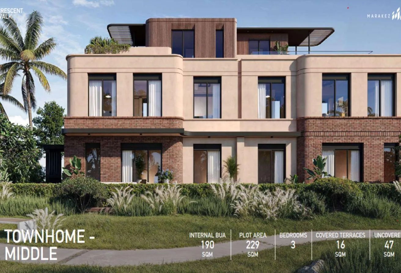 Sale in Stei8ht: townhouse for sale ,new cairo ,marakez development
