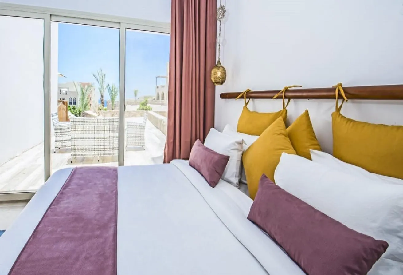 البيع في ازورا ريزورت: Studio in Azzura for sale fully furished Sea View 