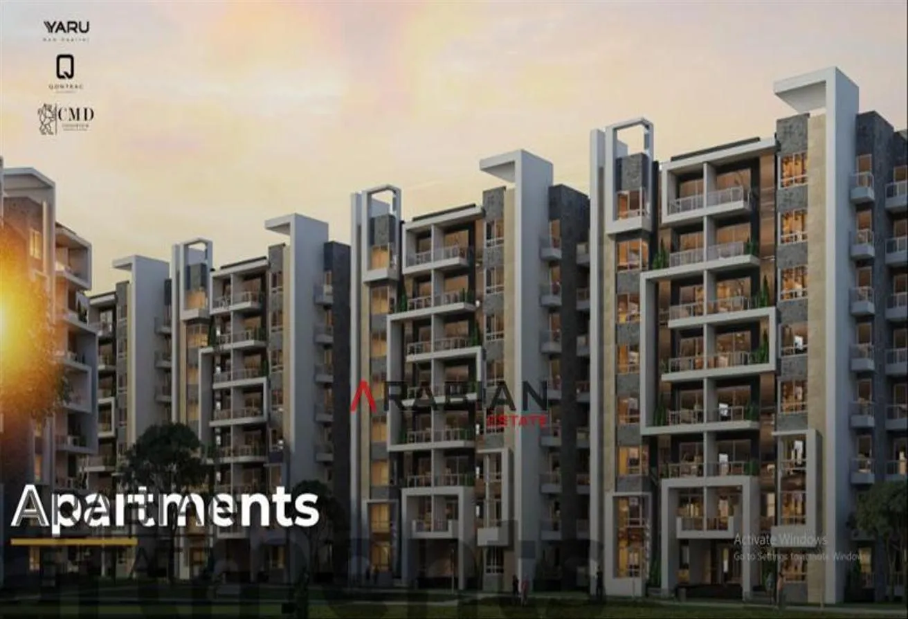 Sale in Yaru new capital Compound: dp 570k own apt 105m delivery 1y with inst-7y