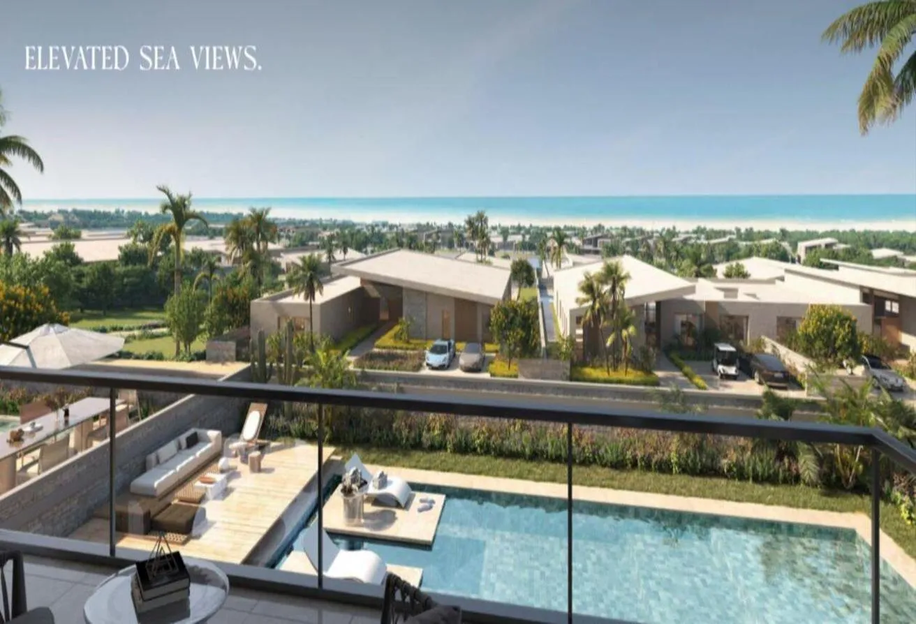 Sale in Caesar: luxury twin house first row lagoon sea view dp5%.