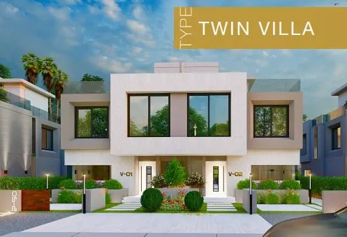 With flexible installments Twin house for sale in Sun Capital  6 October