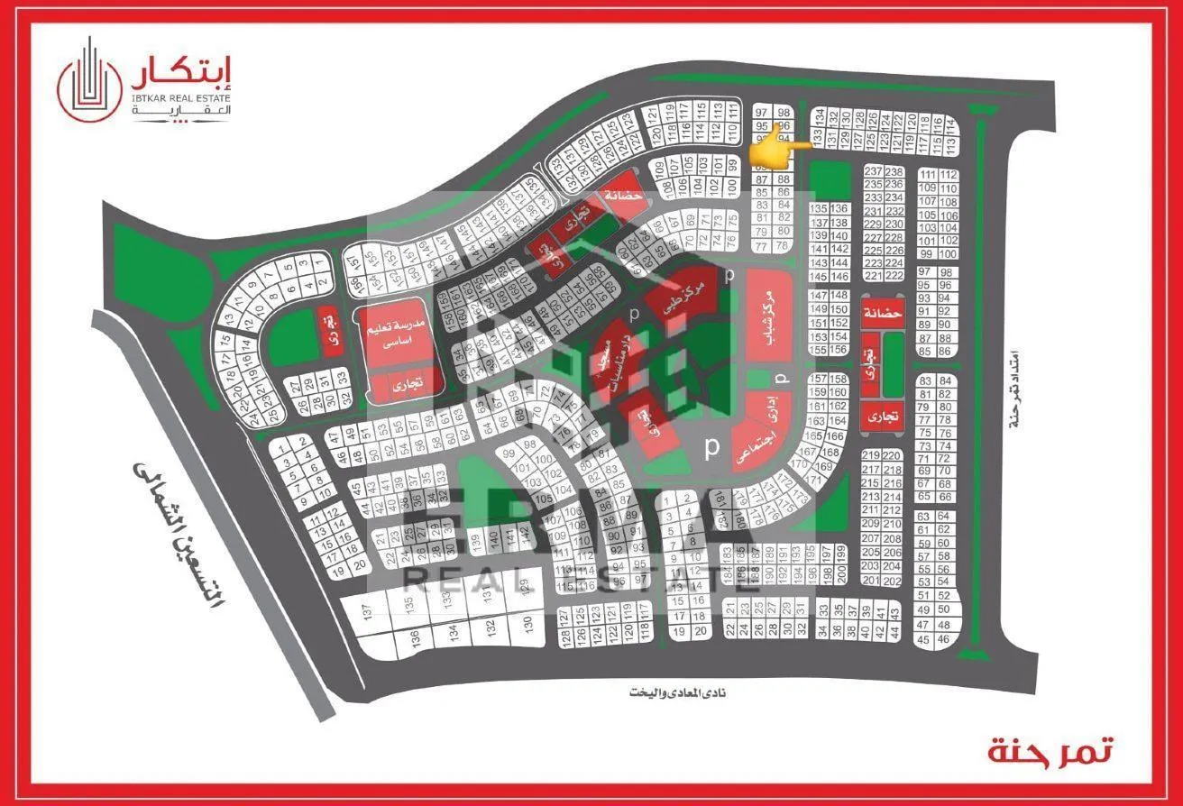 Sale in Tamr Hena: Corner duplex in front of Gate 1, Al Marasem,