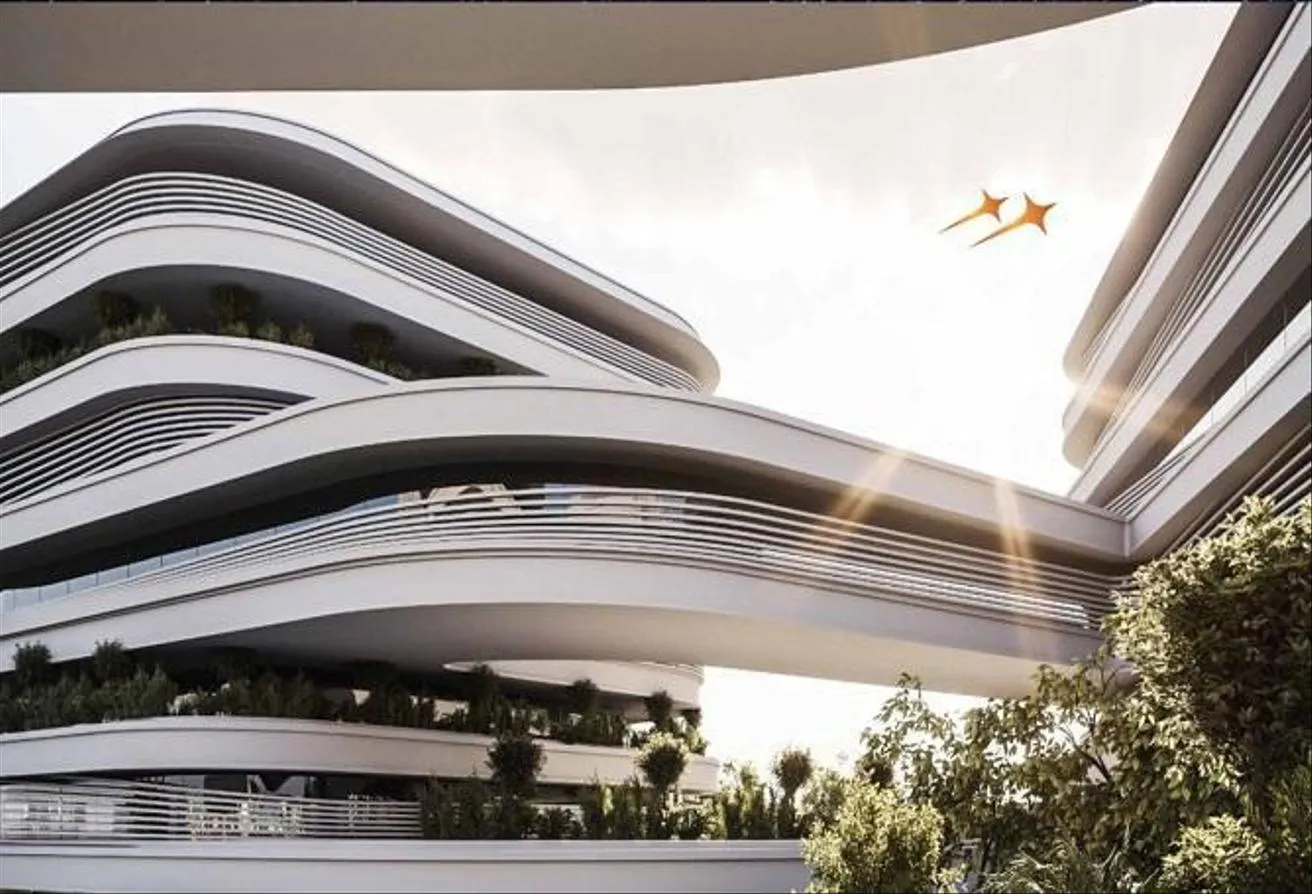 Sale in Elite Mall New Capital: Office with ACs Panorama View On Amal Axis Over12Y