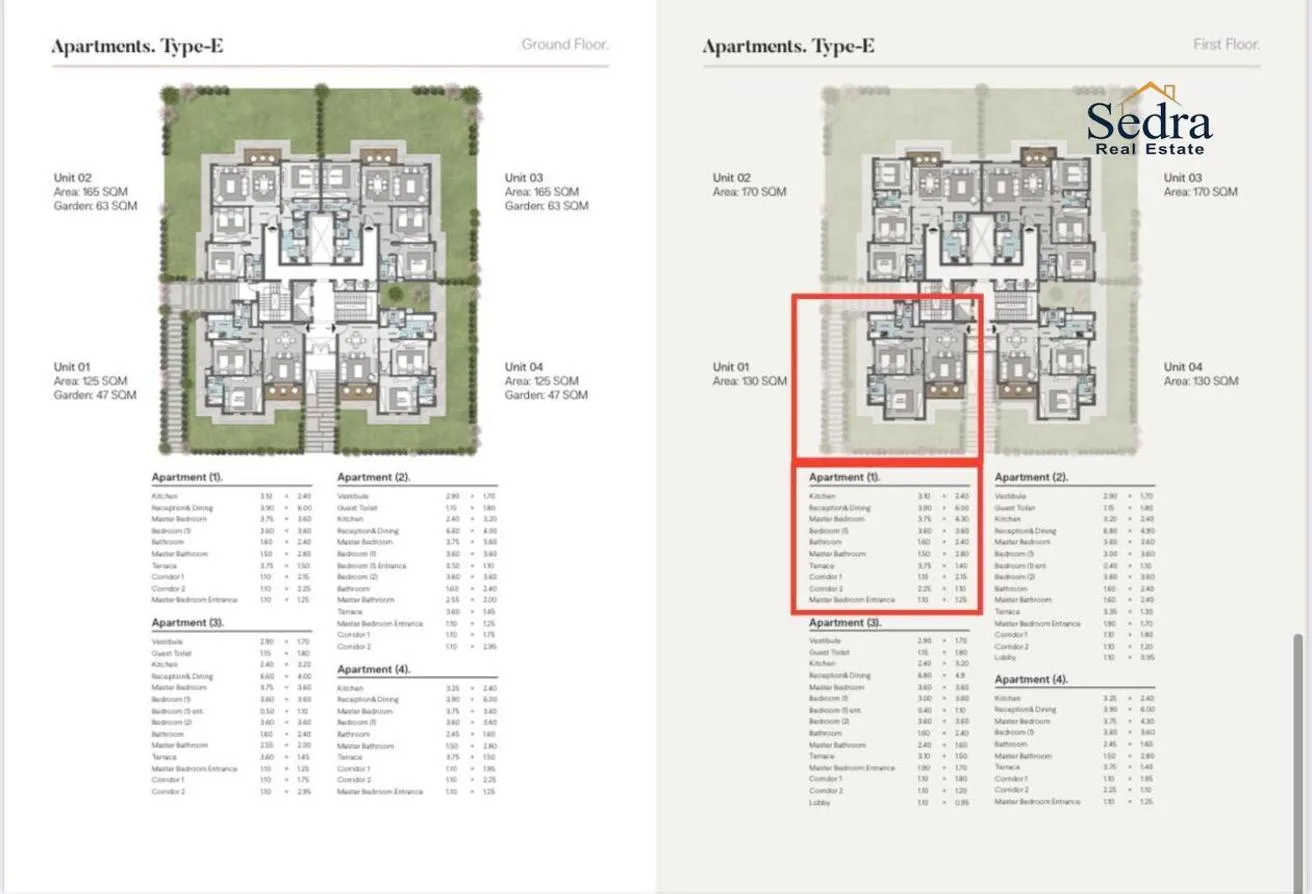 Sale in Ever New Cairo: Units for sale in the see 90 mall, core and shell