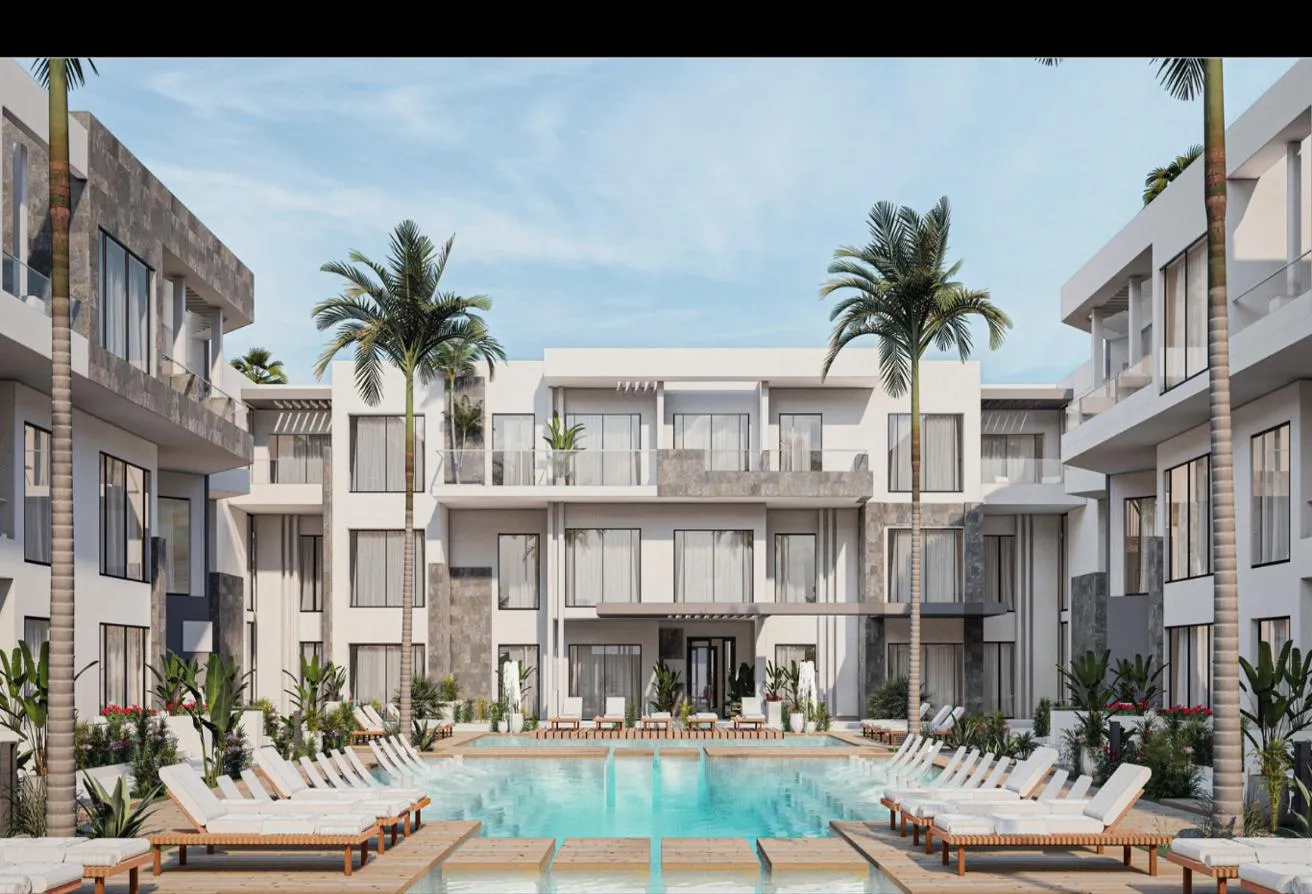 Sale in Magawish Resort: شقه فيو حمام جانبي للبحر مساحتها 56 متر مربع