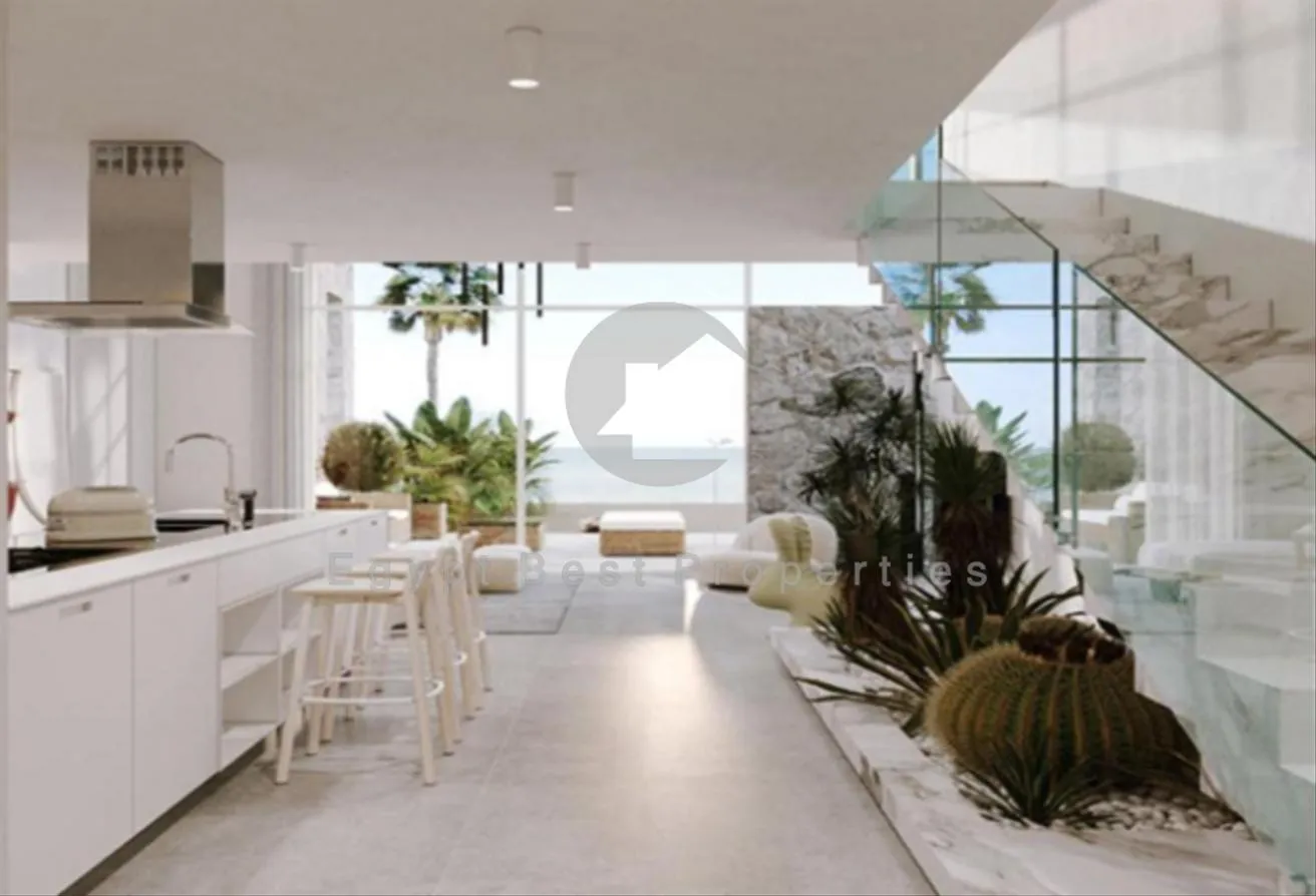 Sale in Mesca: Lowest Price Finished Duplex Sea View Over 7 Years
