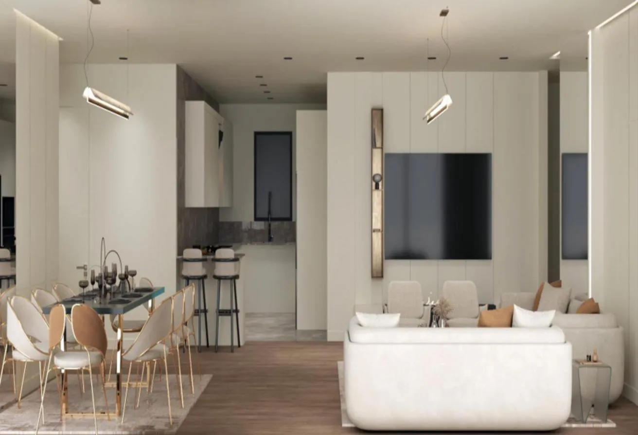 Sale in Zayed 2000: 900k down, finished flat, Hyper One St