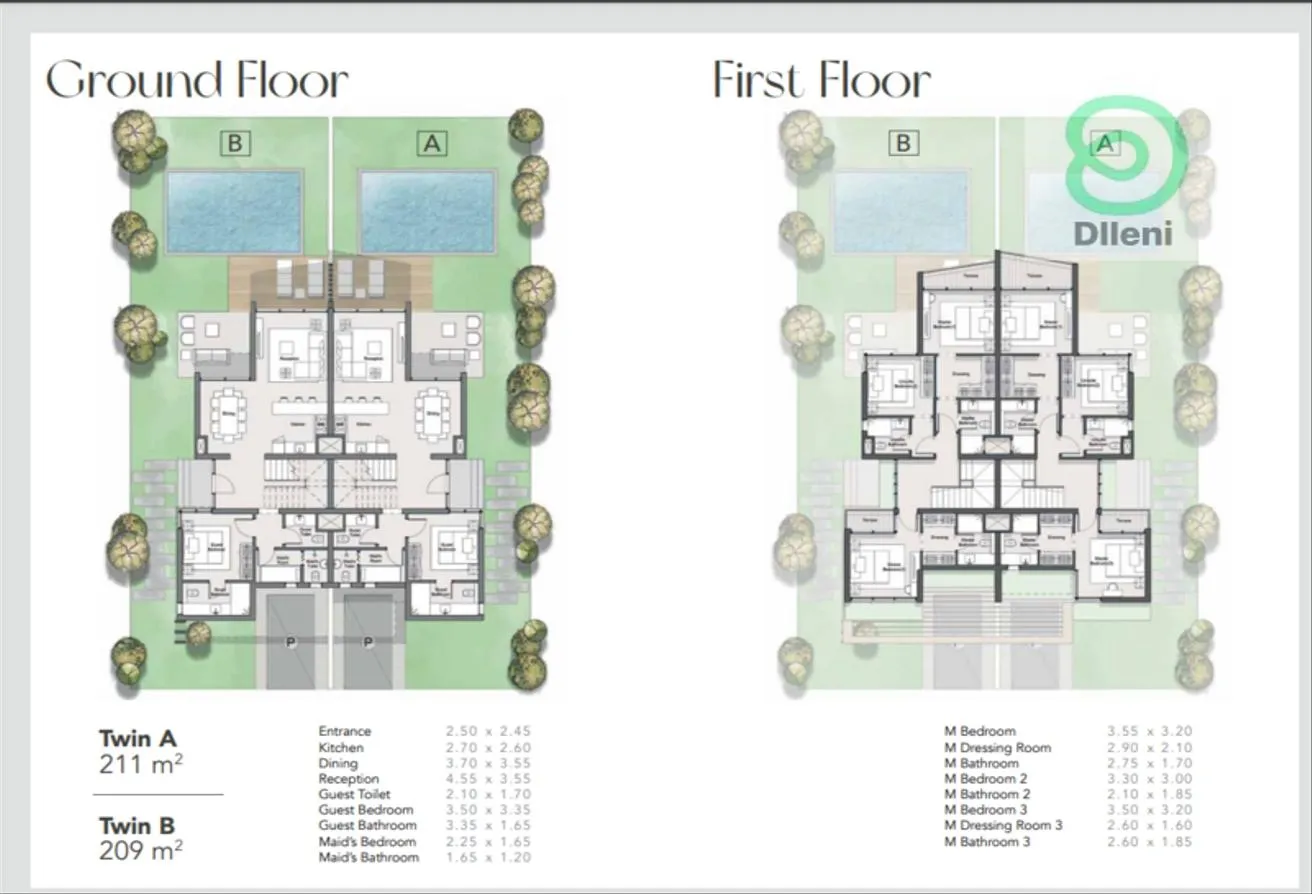 Sale in Azha: Twinhouse Resale prime view Azha ElAin Sokhana