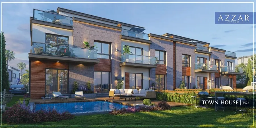 Azzar New Cairo compound  Luxury Townhouse for sale