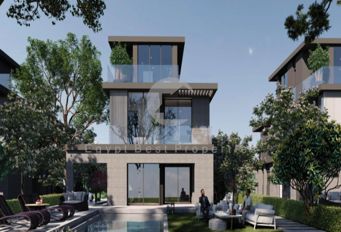Sale in Park Central: FINISHED TOWNHOUSE LAKE VIEW _ NEW CAIRO_OVER 12 Y