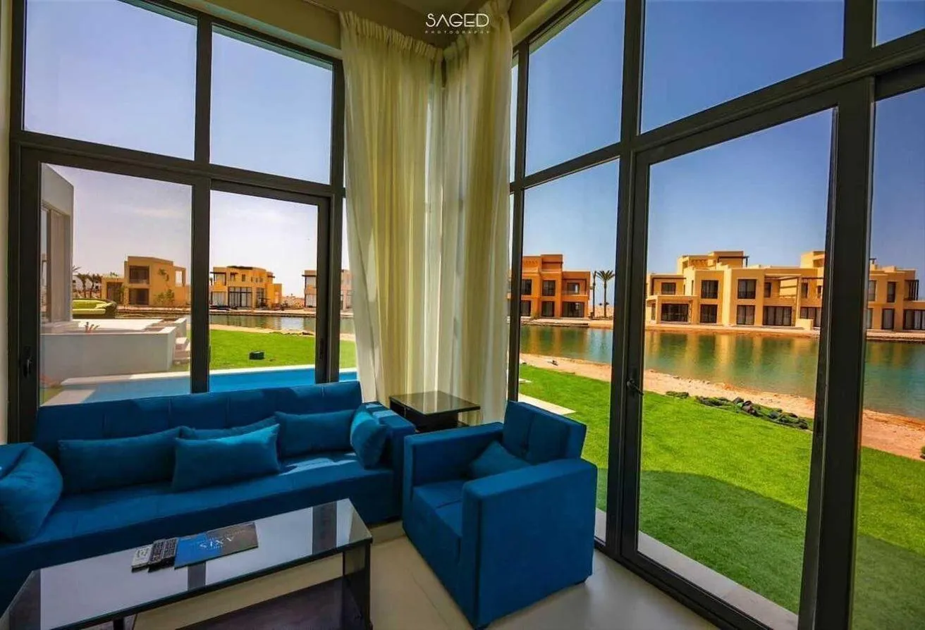 البيع في الجونة: تاون هاوس للبيع متشطب بالكامل فيو علي اللاجون 
