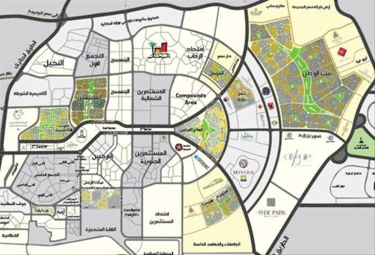 Sale in West Golf: شقه مميزة للبيع بكمبوند غرب الجولف بسعر مميز