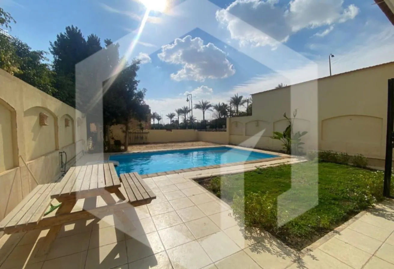 Rent in Al Yasmine Greenland: Twin House with pool for rent fully furnished     