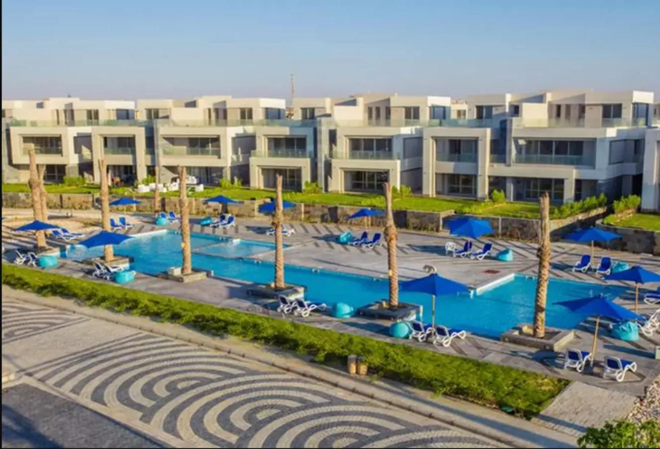 Sale in La vista Ras El Hikma: Chalet 3 BR Lagoon View | La Vista | Ready To Move