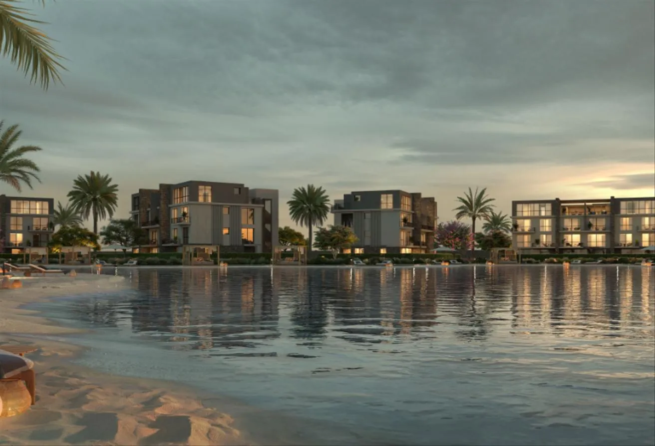 Sale in Seashore: Fully finished chalet with lagoon view with 5% dp