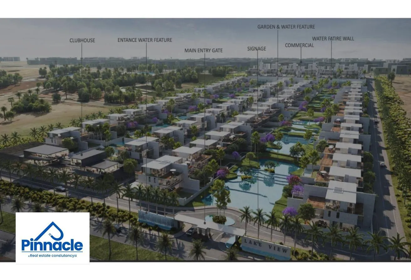 Sale in The Lakeview Boutique Villas: Villa for sale in Lake View 500 m semi-finished