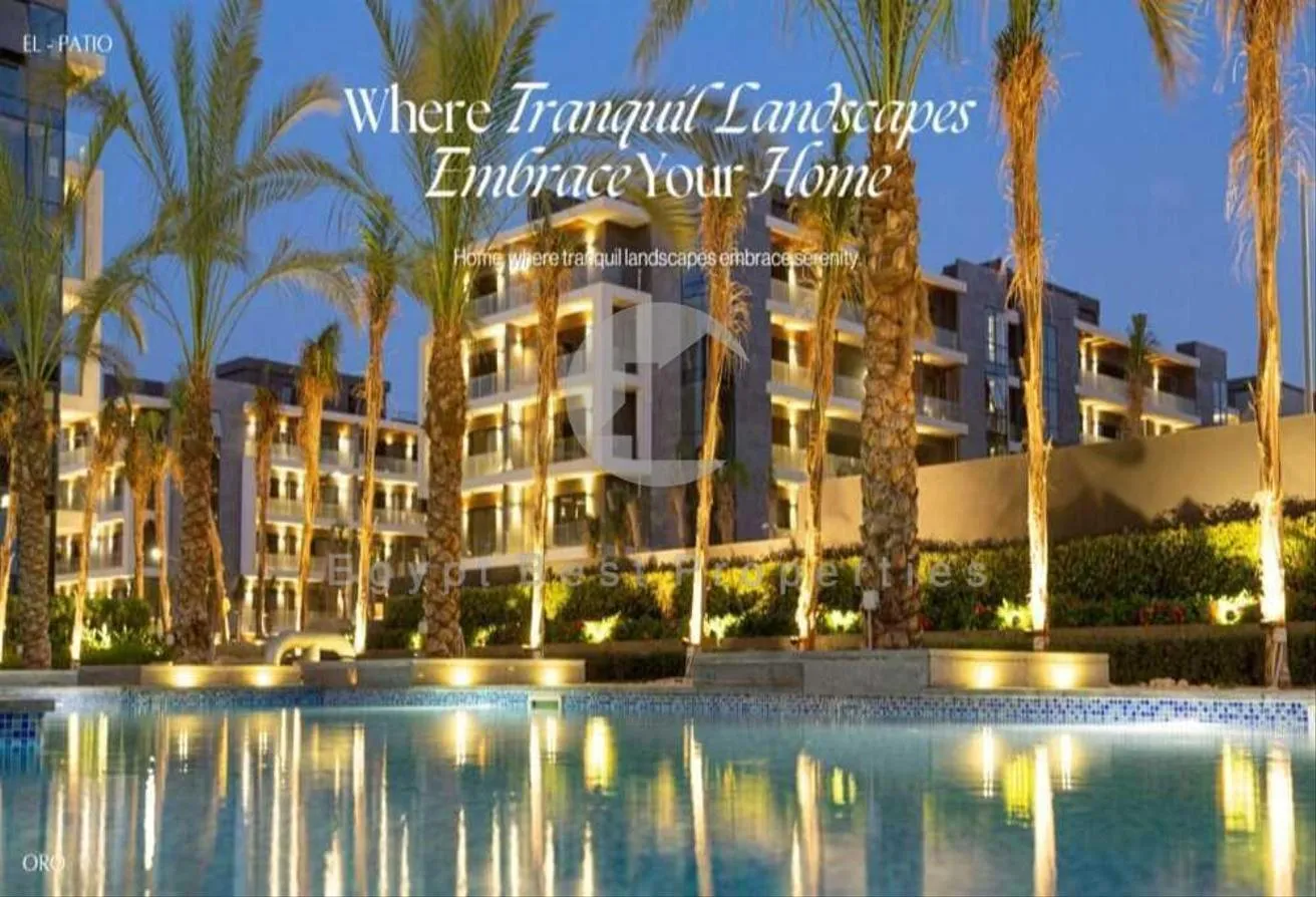 Sale in El Patio 7: Corner town villa 4BR 245m with 7y installments in Patio Town New Cairo