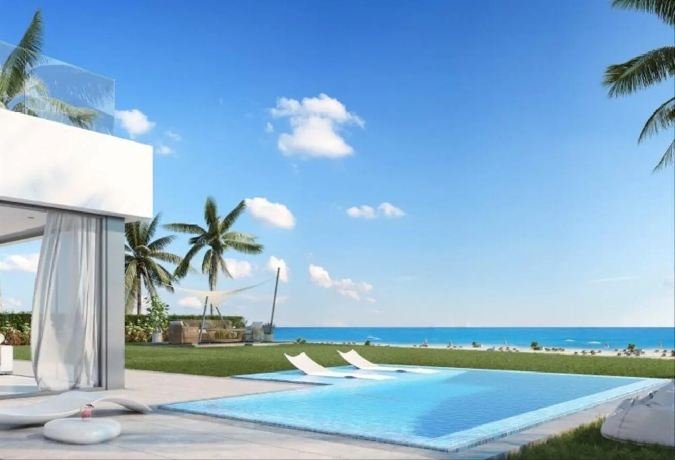 Sale in Marsa Baghush: Panoramic Sea View Chalet Over Sandy Beach Over 8Y