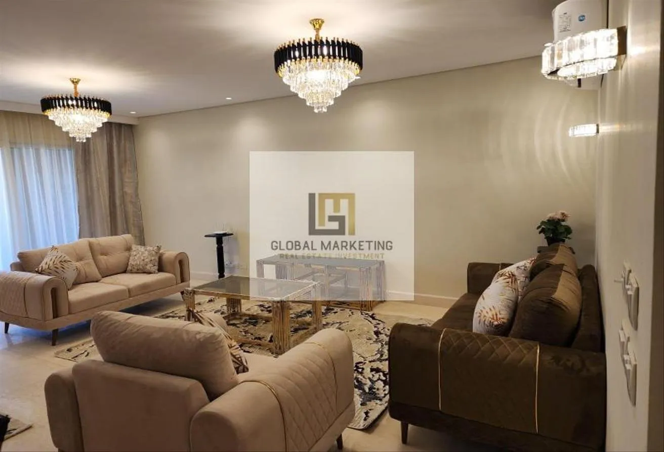 Sale in 90 Avenue: دوبلكس للبيع بالفرش و الاجهزة في كمبوند 90 أفينيو