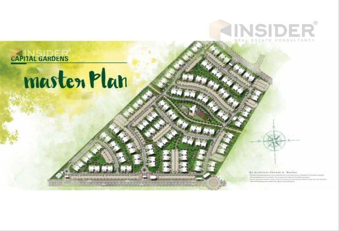 Sale in Capital Gardens   Palm Hills: Ready to move Very prime location