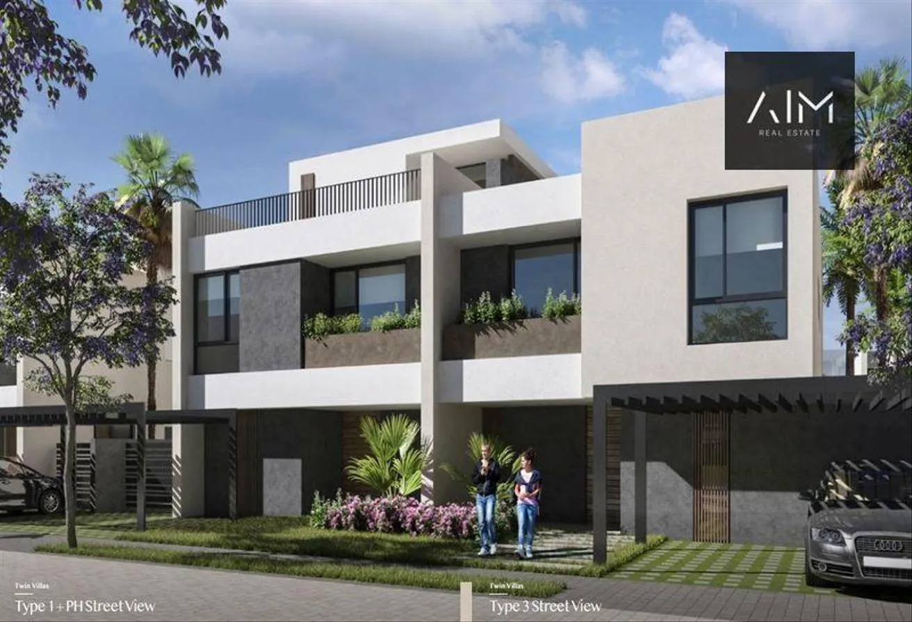 Sale in Al Burouj Compound: twin house in alburouj with open view int 12 years