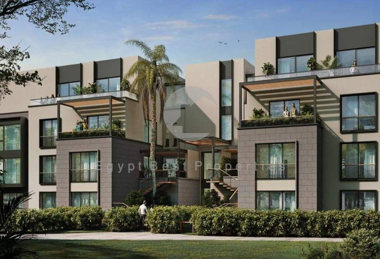 Sale in Bamboo Palm Hills: 3BR Finished Apartment +Garden Over 12y Lake View