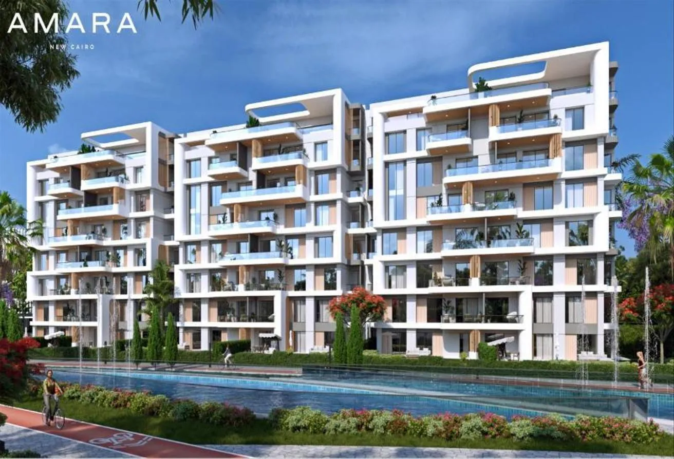 Sale in Amara: Apartment 3 rooms finished in New Cairo in inst 8y