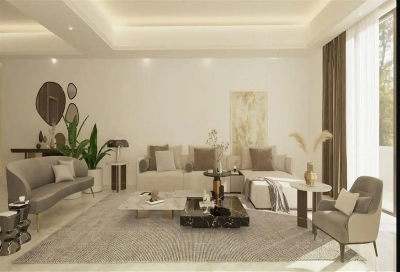 البيع في ناميا وست: شقة 192م متشطبة أمام أبراج زيد استلام 6 شهور 