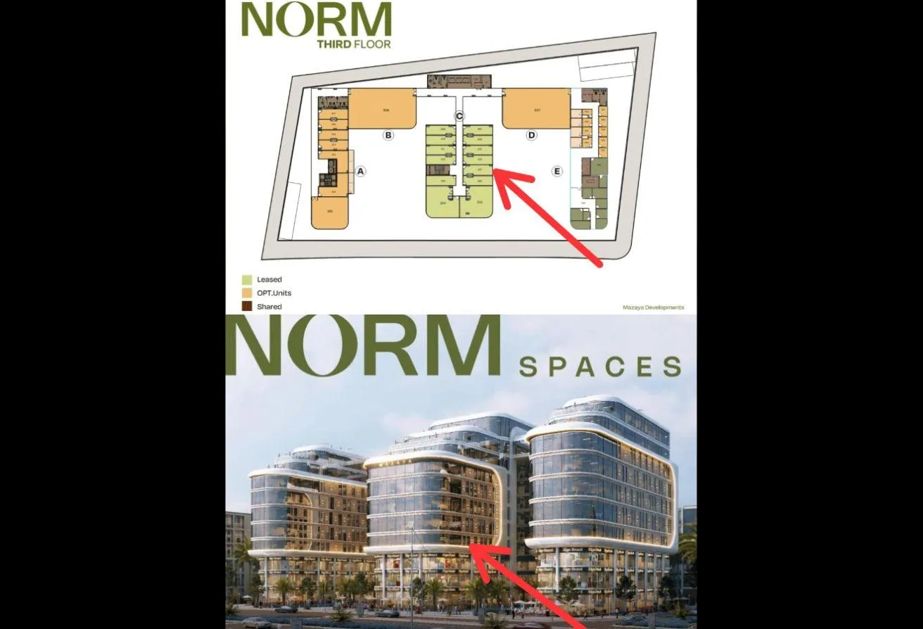 Sale in Norm Spaces: للبيع مكتب امام المدينه الرياضيه متشطب+متاجر+تقسيط