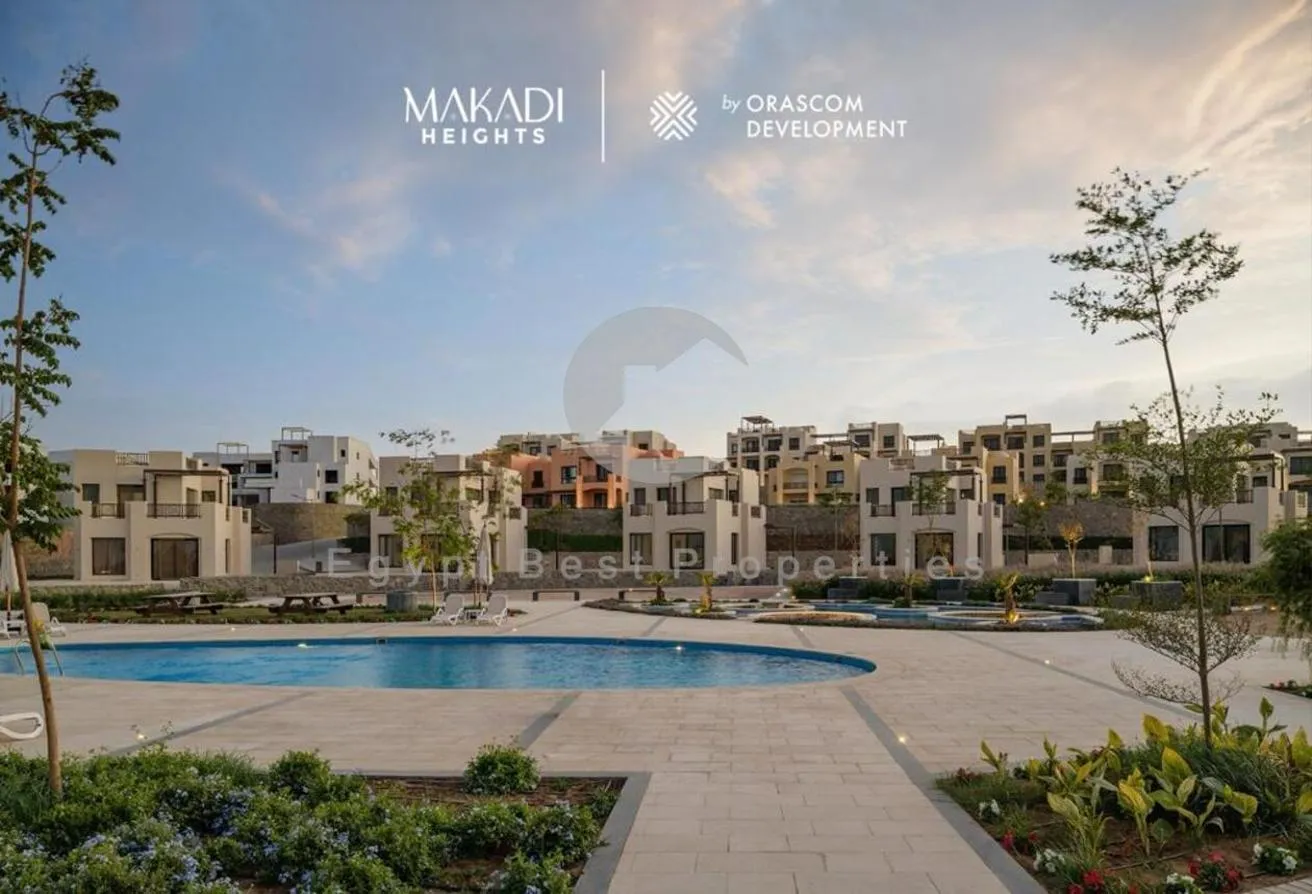 Sale in Makadi Beach: Direct Lagoon Apartment For Sale -2BR With 0% DP .