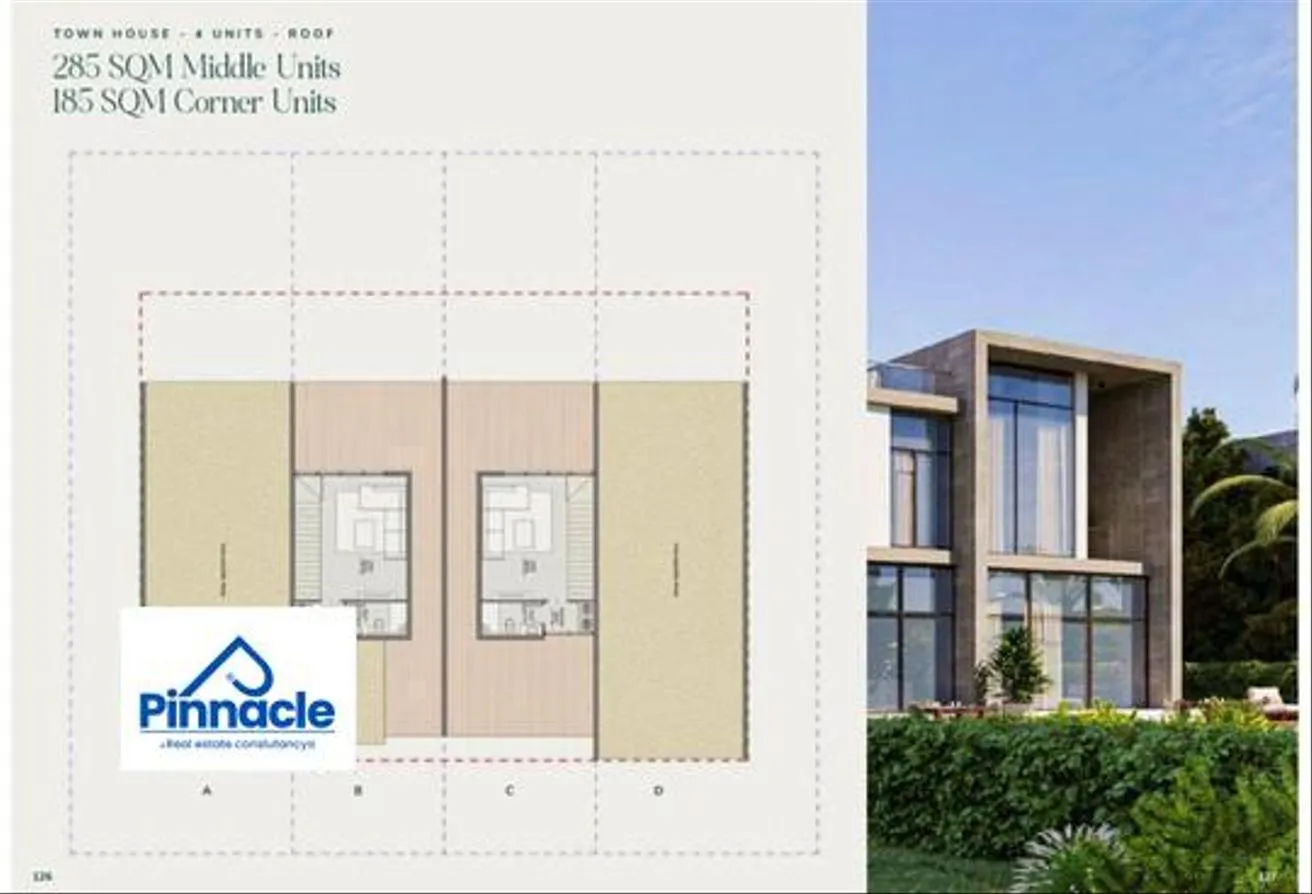 Sale in Saada Compound: Townhouse  for sale in Saada Prime location 285 m