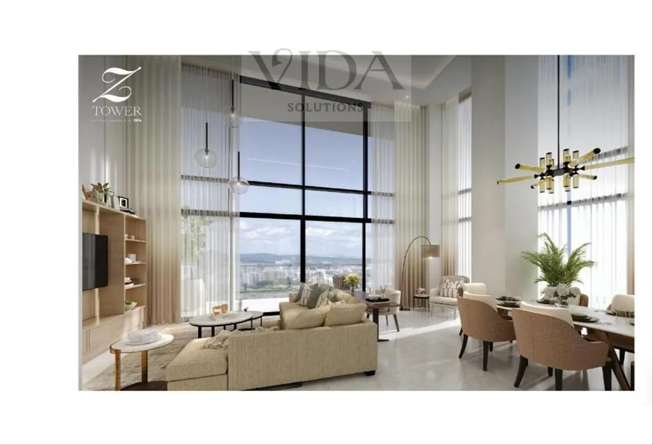 Sale in Zed Towers: Minimum dpt for a finished loft + ACS delivery 1y