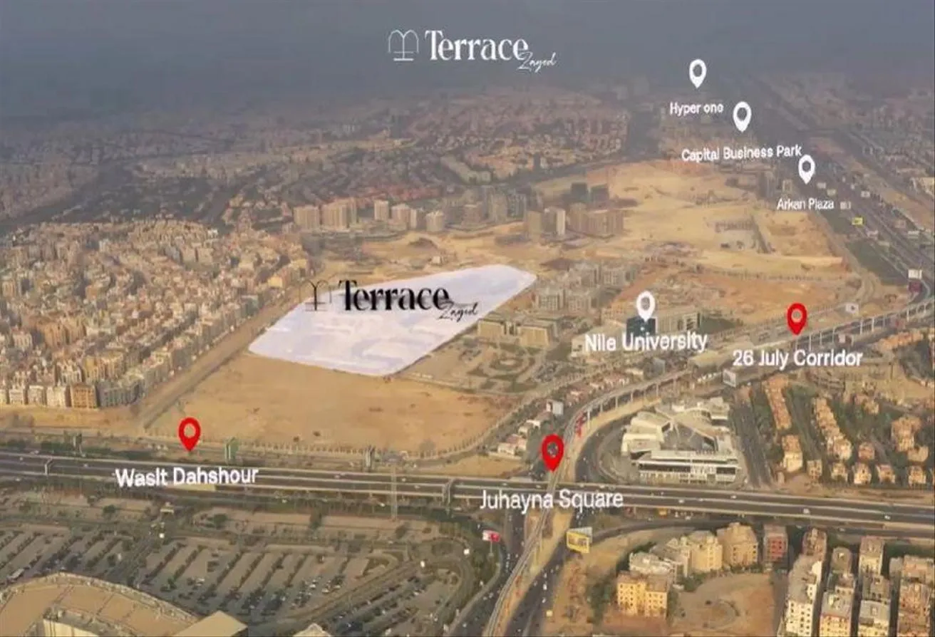 البيع في اركان بلازا: شقه للبيع في كمبوند TERRACE بسعر مميز بجوار اركان 