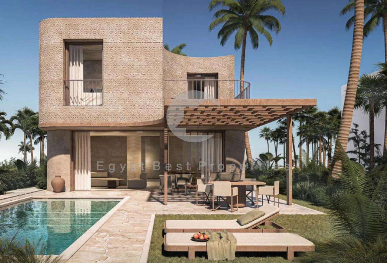 البيع في هاسيندا ويست: Town House Sea View | New Land | Palm Hills 