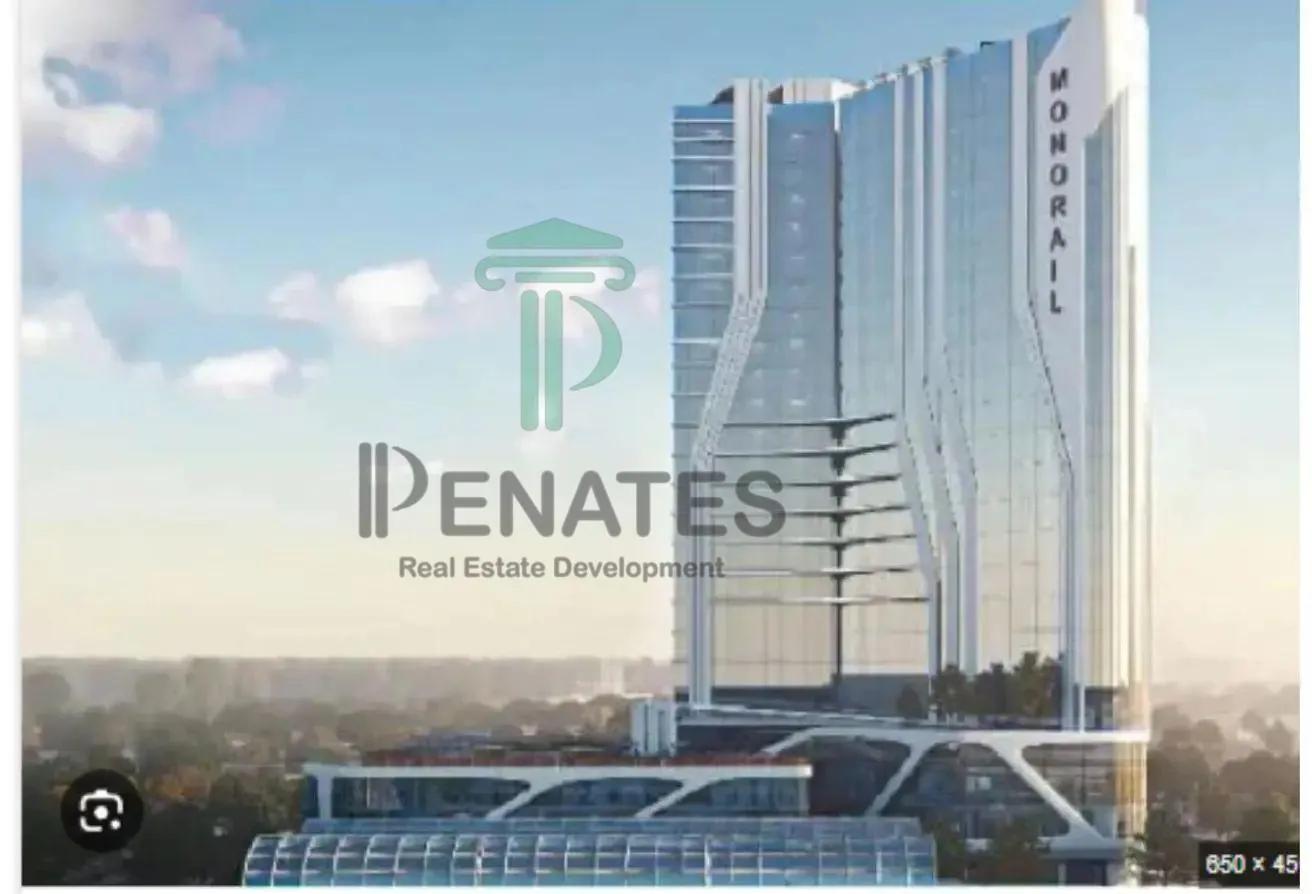 Sale in Moon Real Tower: محل دور ارضي 65م في مونوريل تاور الابراج السياحيه