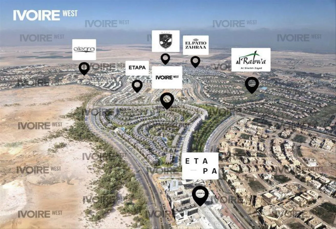 البيع في اركان بلازا: شقه 0% وقسط 10 سنوات بجوار etapa في قلب الشيخ زايد 