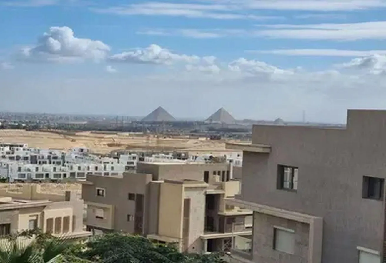 Sale in New Giza: Upper Duplex -Pyramids panoramic view in Goldcliff