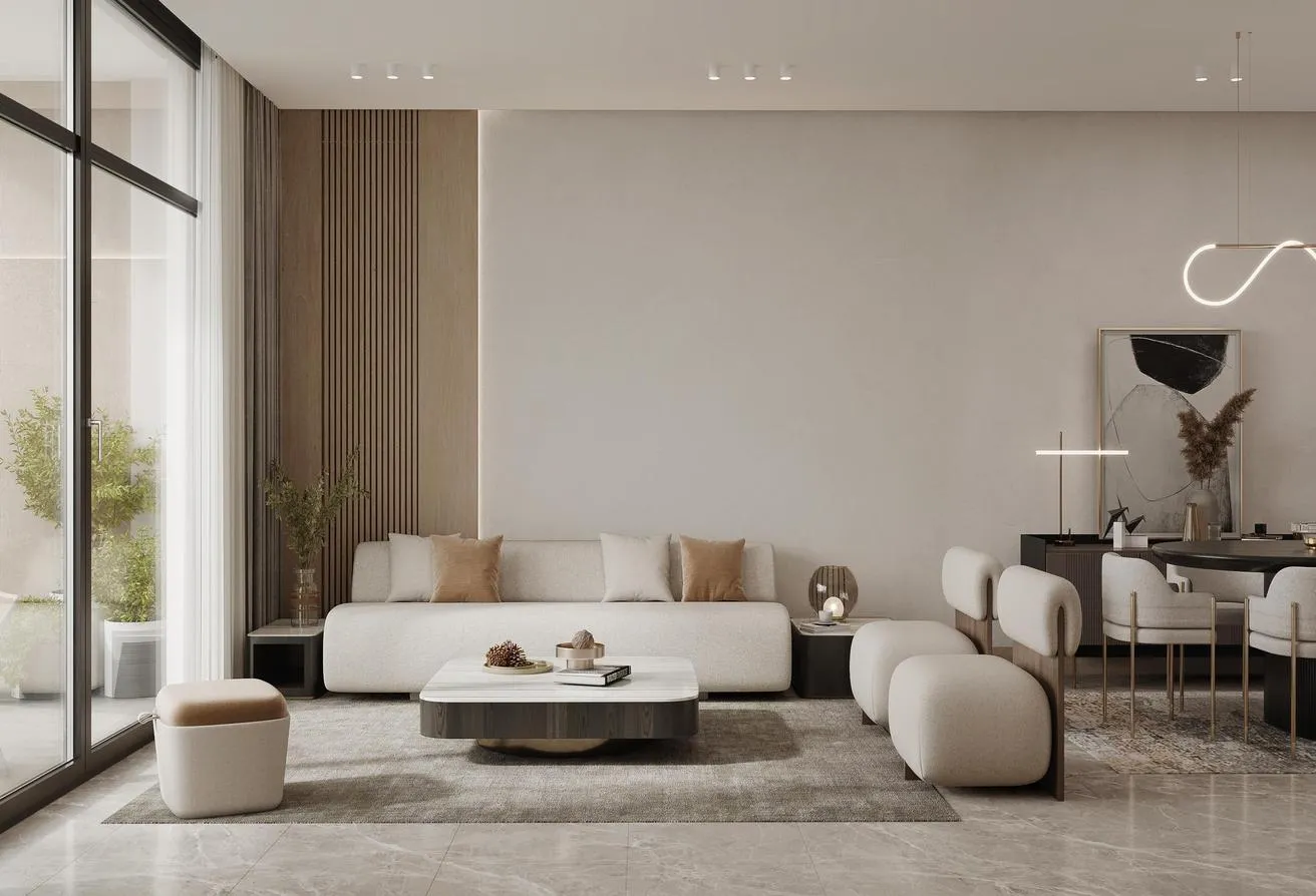 Sale in 26 July Axis: fully finished 3 rooms apartment in ever west (6 october city)