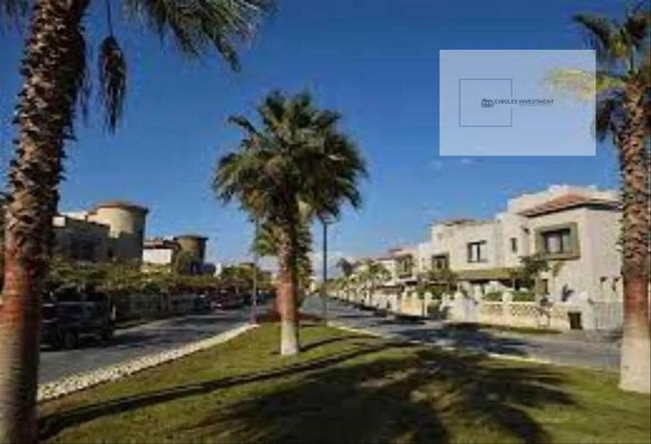 Sale in Palm Hills Golf Extension: Resale Twin House | Zone C | 4 bedrooms | corner