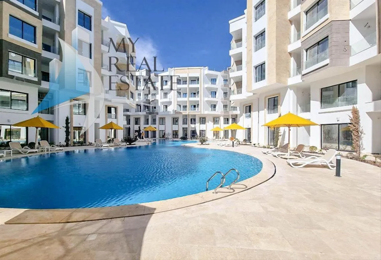Sale in Hurghada Resorts: Street view brand new apartment in a new compound