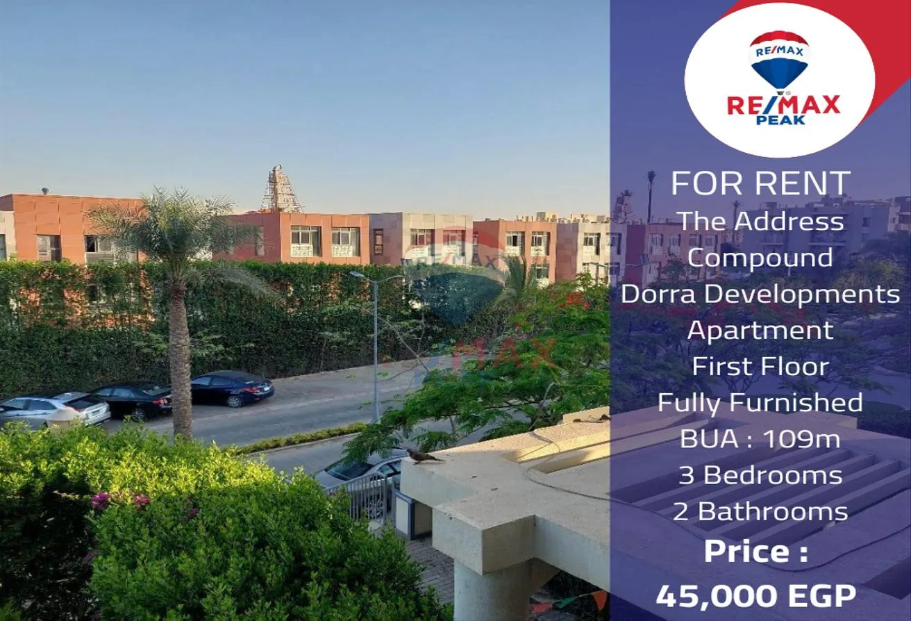 Rent in The Address: The Address Compound Apartment For Rent 109m