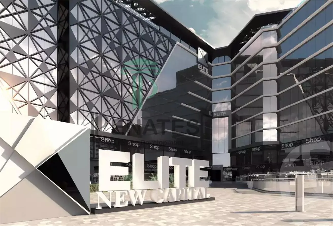 Sale in Elite Mall New Capital: أمتلك مكتب 95م علي محور الأمل مباشرة ايليت مول