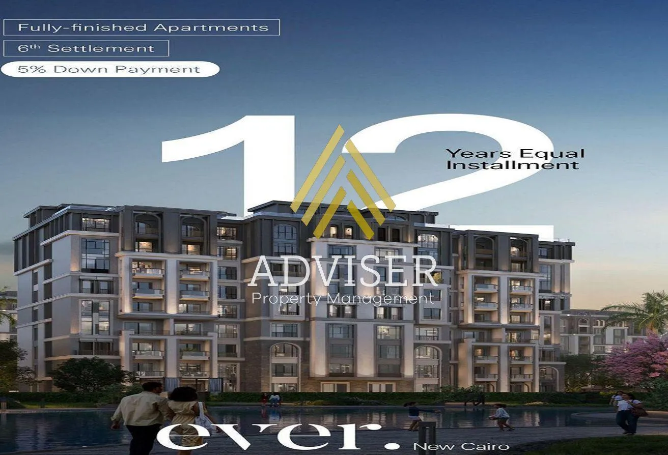 Sale in Ever New Cairo: Finished APT In Installment 12Years Ever New Cairo