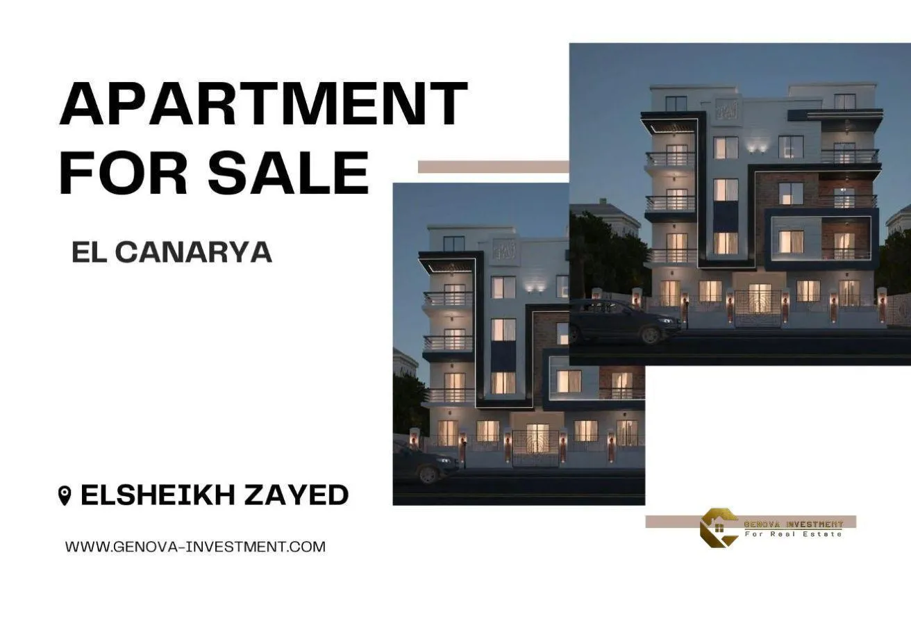 Sale in Al Khamayel city: Apartment for sale in Canaria in Sheikh zayed