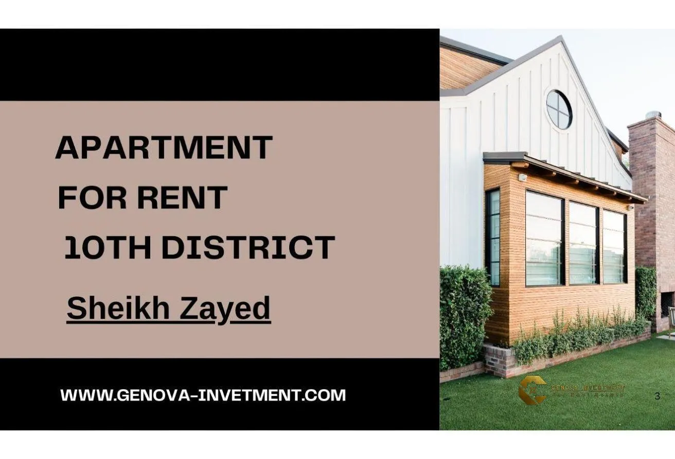 Rent in 10th District: Apartment for rent in District 10th Sheikh Zayed
