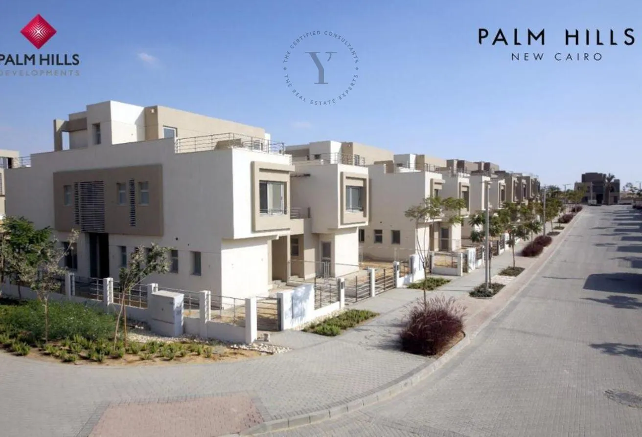 Sale in Palm Hills New Cairo: townhouse ready to move palm hills new cairo