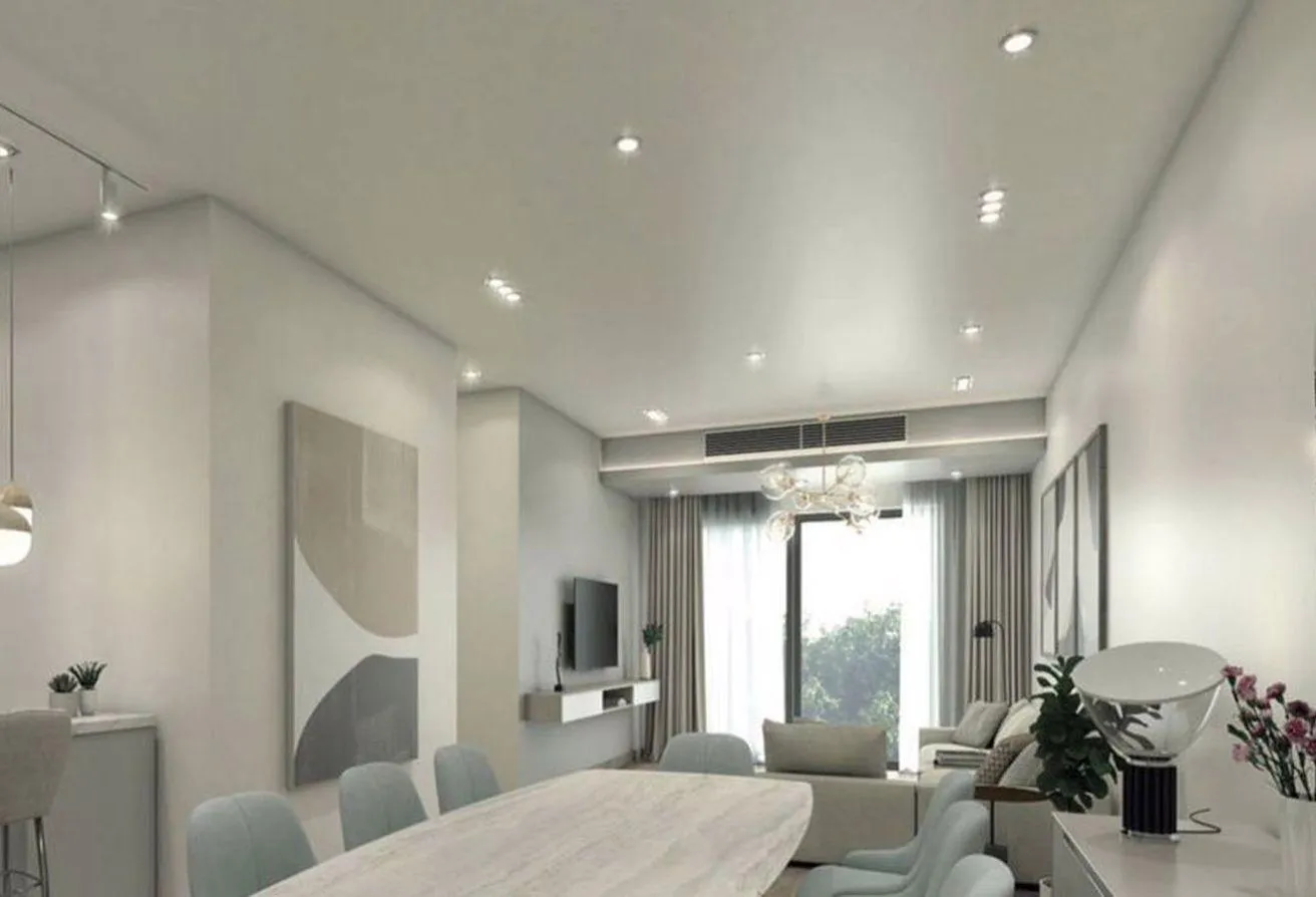 Sale in AlKarma Kay: Finished Apartment + ACs in front of Zed Towers