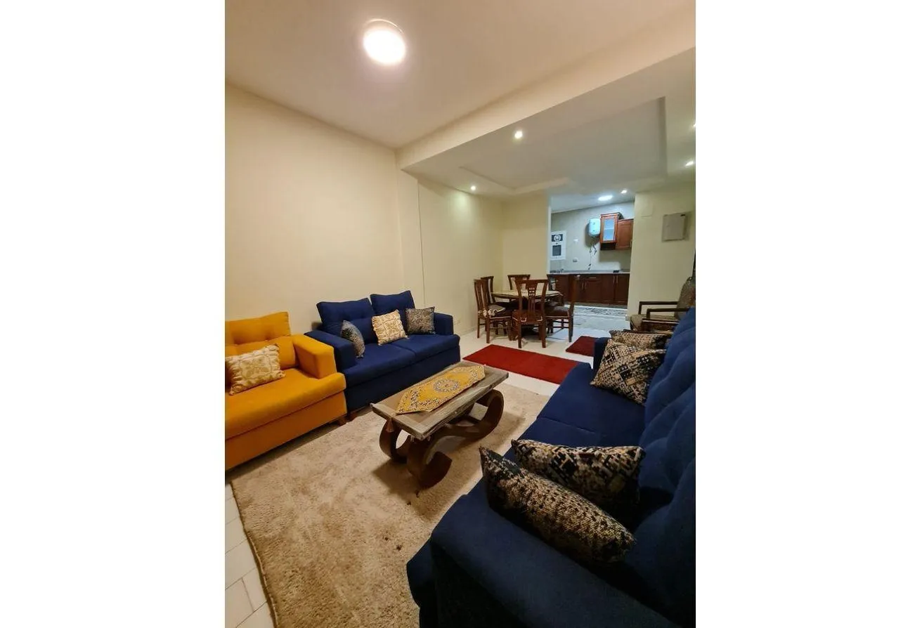 Rent in The Address: لايجار شقه ارضي بجاردن في كمبوند ذا إدريس